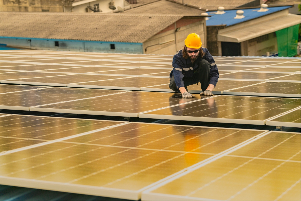 Domestic solar panels