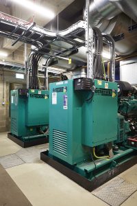 Photo of generators installed at Wexham Park Hospital